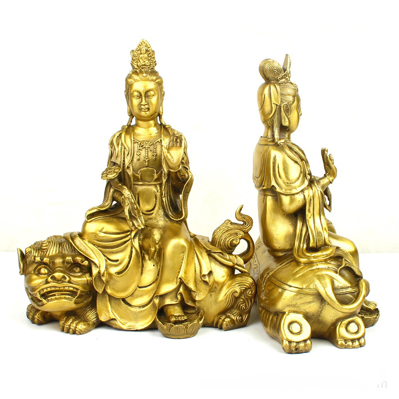Manjushri Samantabhadra Buddha - Art Craft Elephant ulasan dan harga