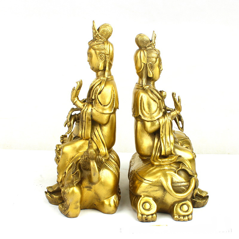 Manjushri Samantabhadra Buddha - Art Craft Elephant ulasan dan harga