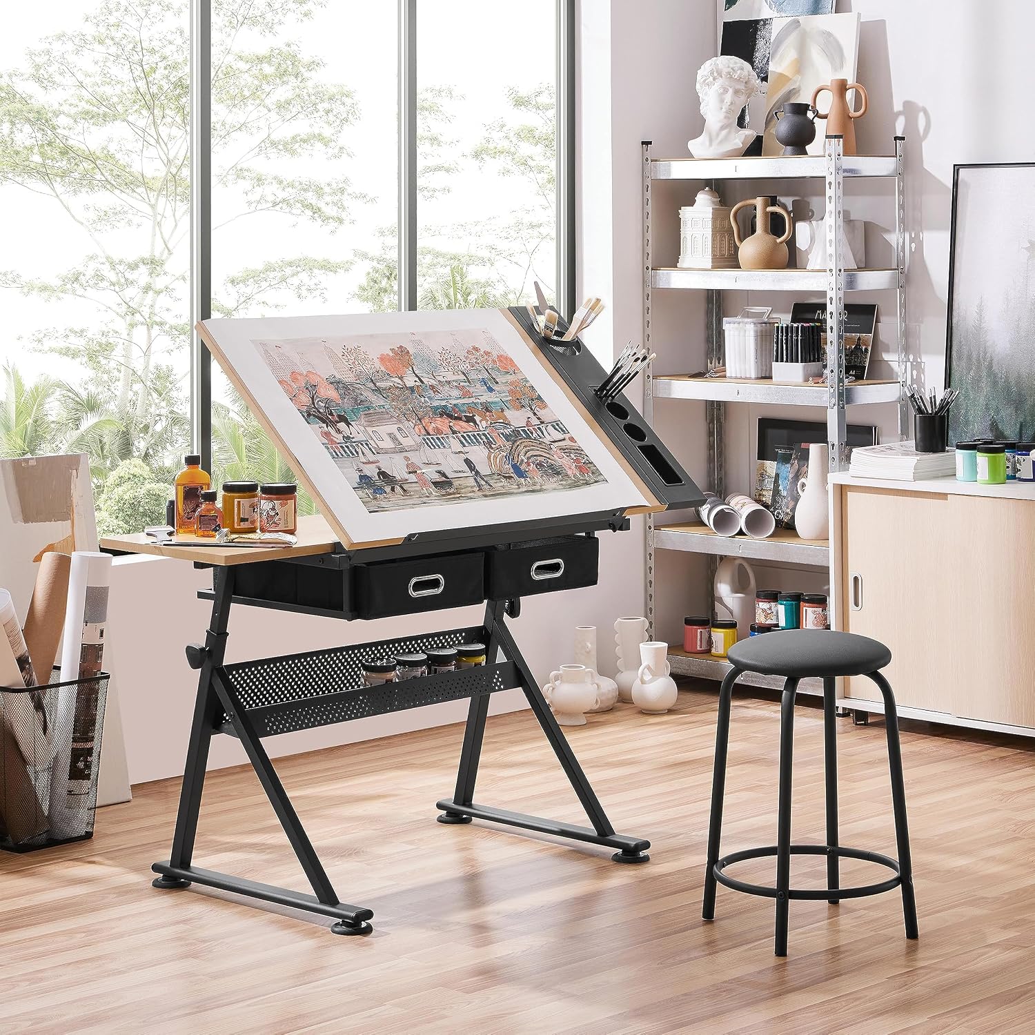 Adjustable Drafting Table Art  - Art Craft And ulasan dan harga