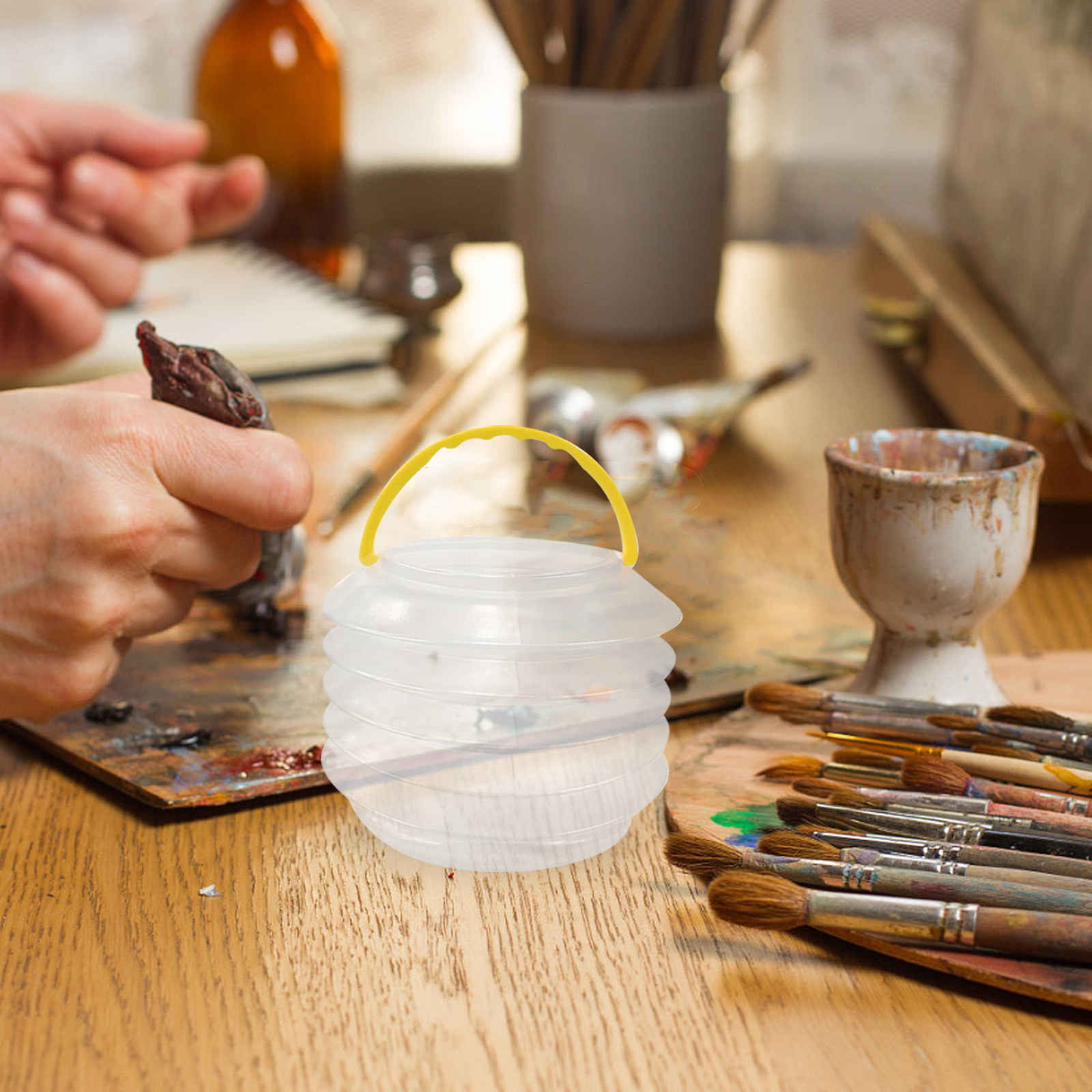 Collapsible Paint Brush Washer - Watercolor Brush Pen ulasan dan harga