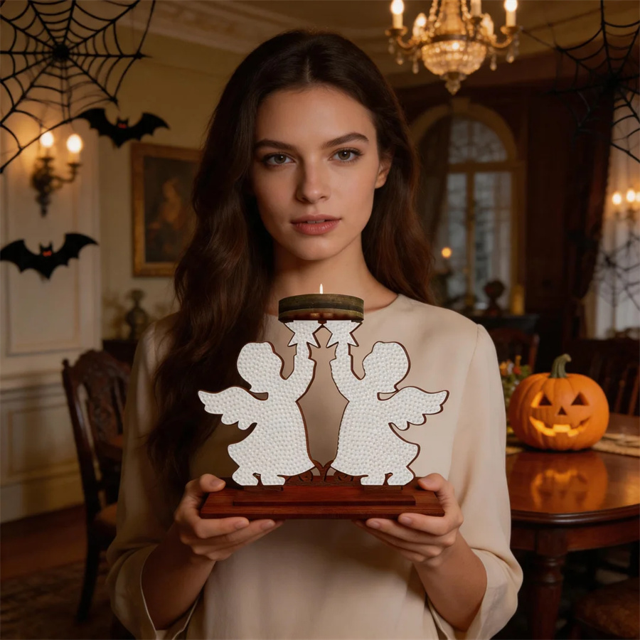 kid candle holder Halloween ho - Art Craft Halloween ulasan dan harga