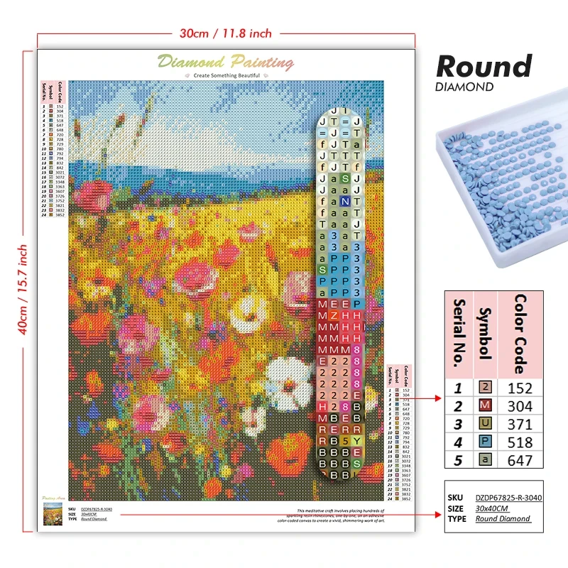5D DIY Diamond Painting Kit Gr - Art Craft Kite ulasan dan harga