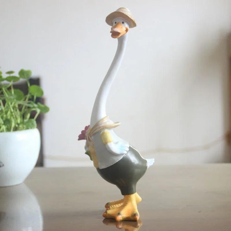 New Garden Statue Resin Duck C - Art Craft Duck ulasan dan harga