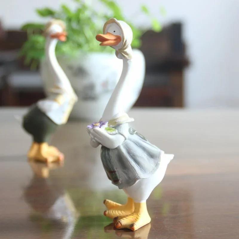 New Garden Statue Resin Duck C - Art Craft Duck ulasan dan harga