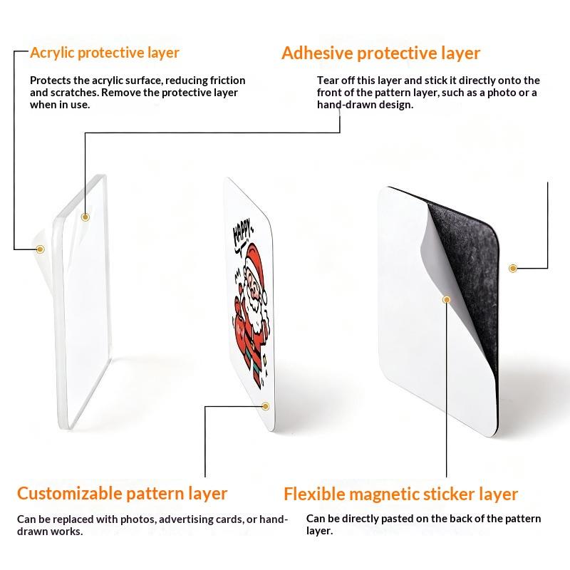5Sets DIY Transparent Acrylic  - Art Craft Materials ulasan dan harga