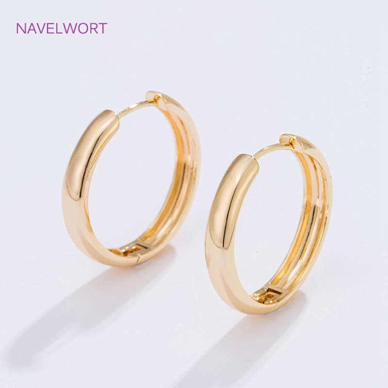 6 Sizes Gold Plated Circle Hoo - Art Craft Making ulasan dan harga