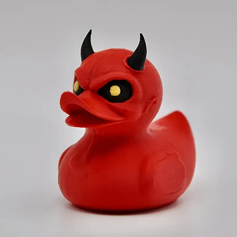 3D Printed Devil Duck Statue D - Art Craft Duck ulasan dan harga