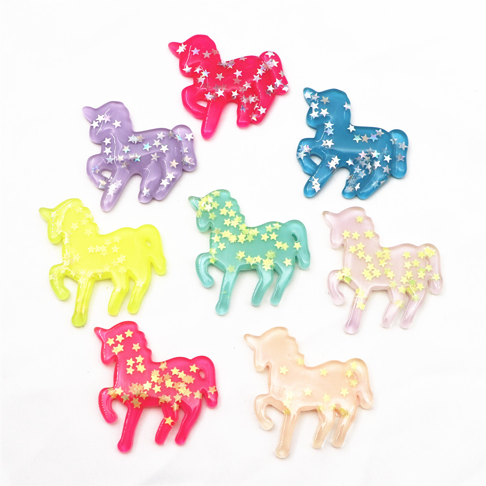 10pcs Mix Colors Cute Cartoon  - Art Craft Unicorn ulasan dan harga