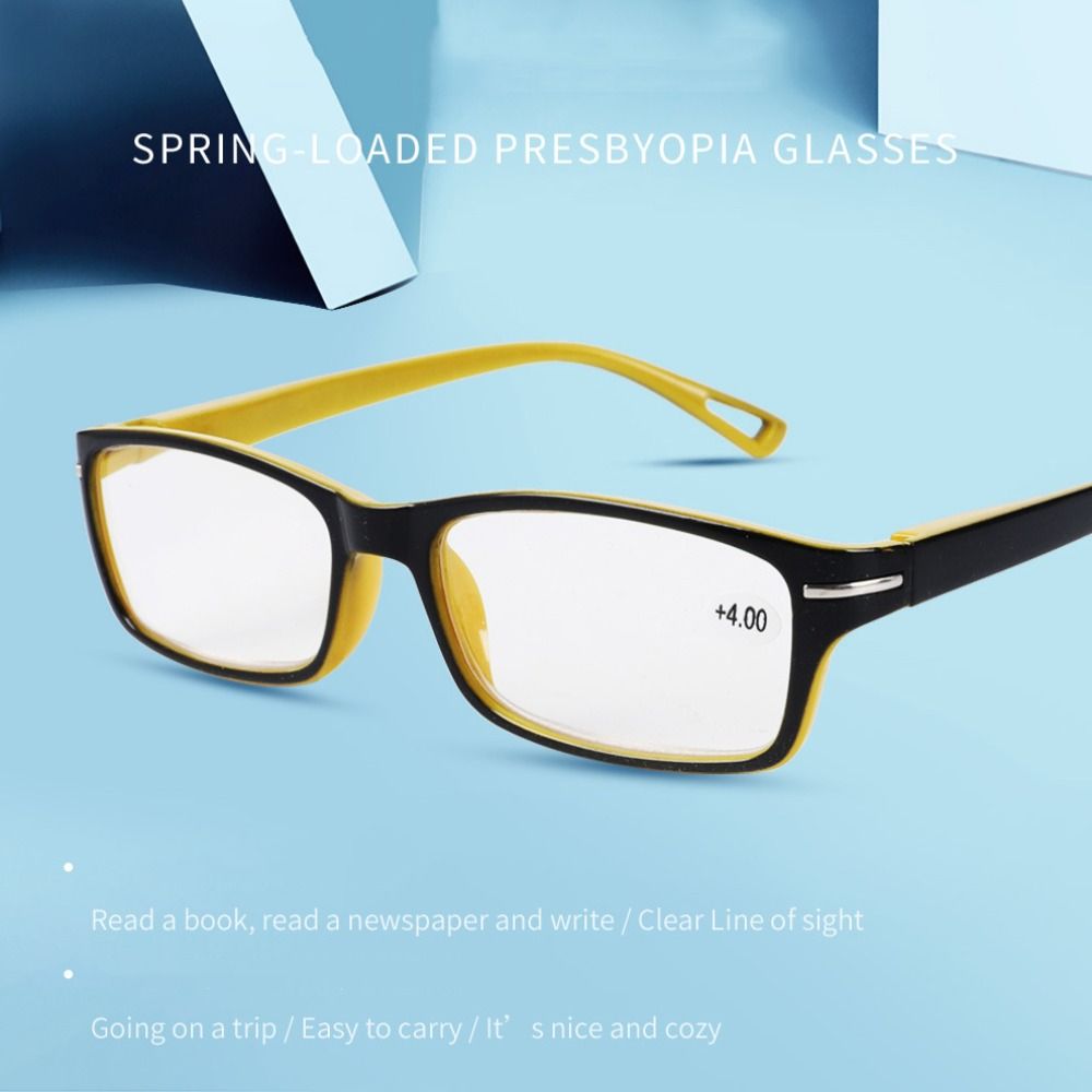 Retro PC Plastic Reading Glass - Art Craft Glasses ulasan dan harga