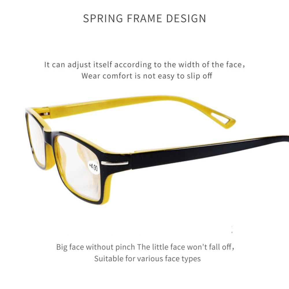 Retro PC Plastic Reading Glass - Art Craft Glasses ulasan dan harga