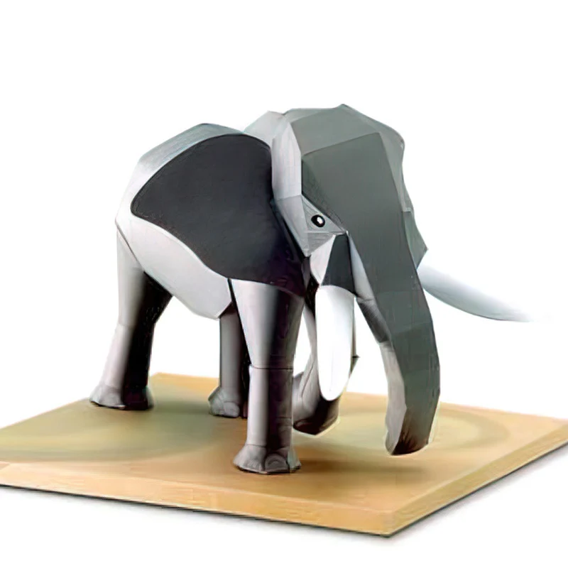 African Elephant Origami Art M - Art Craft Elephant ulasan dan harga