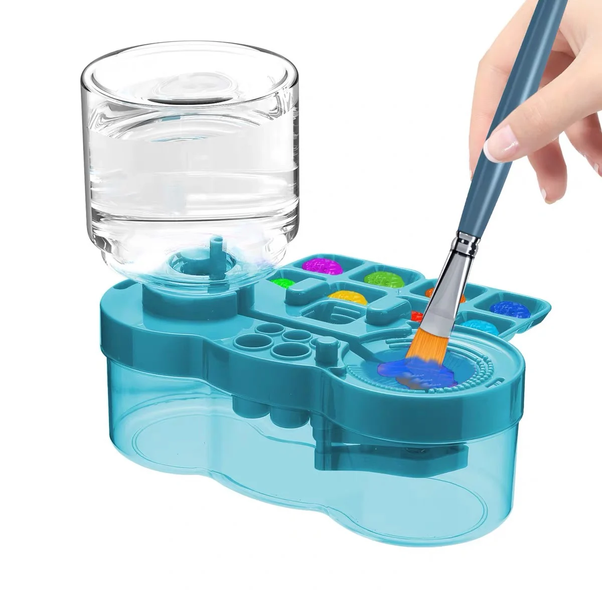 Paint Brush Washer with Drain  - Watercolor Brush Pen ulasan dan harga
