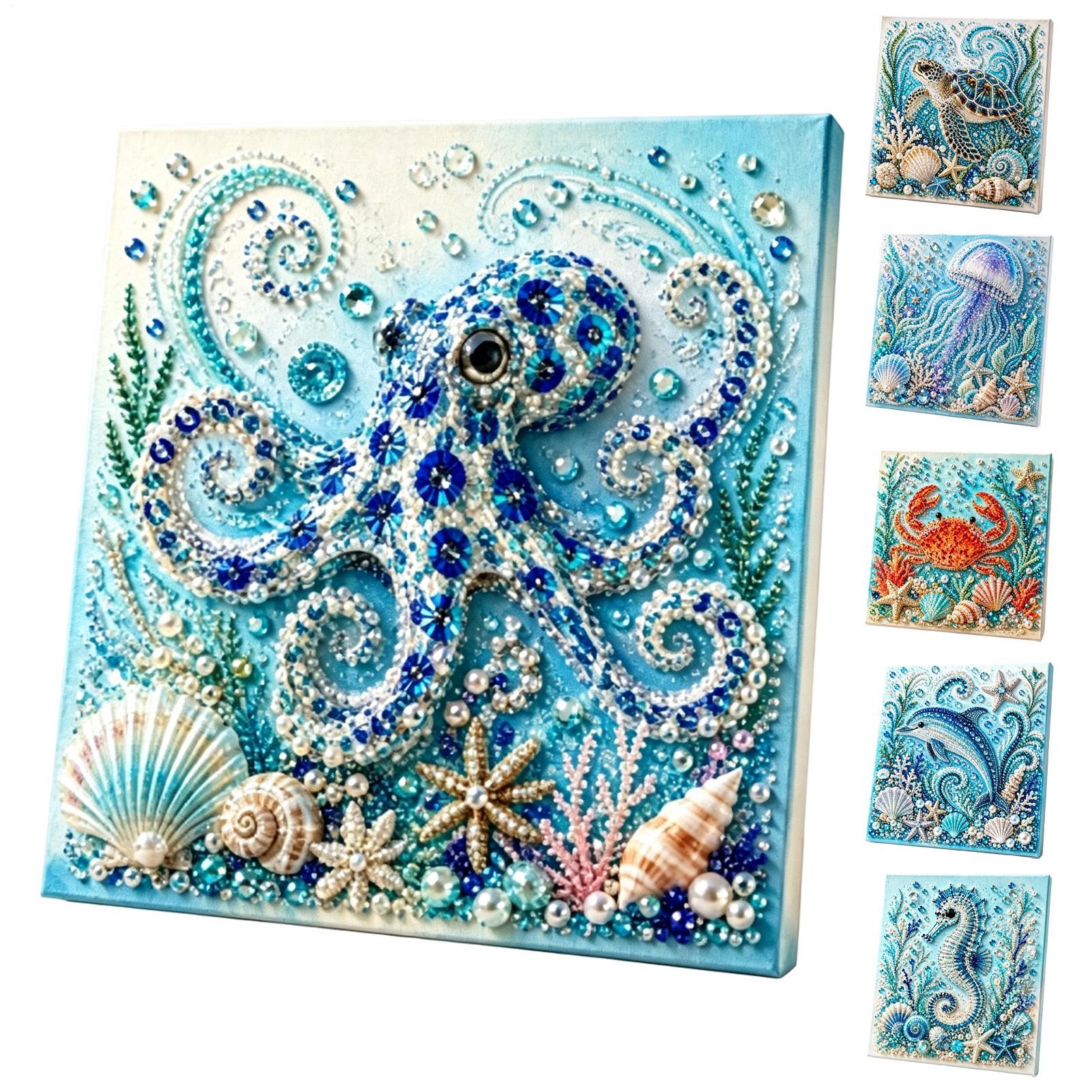 Ocean Themed Pearl Craft DIY K - Art Craft Jellyfish ulasan dan harga