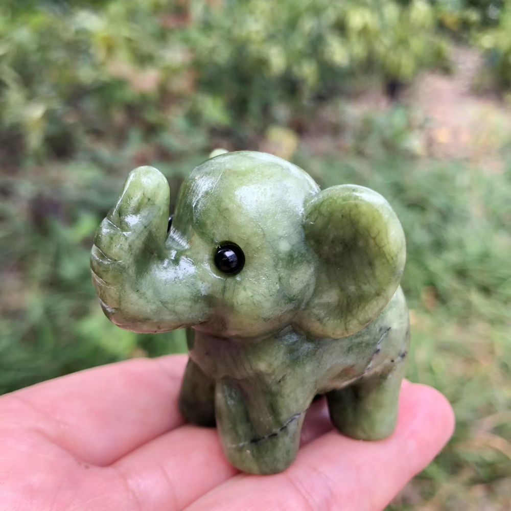6cm Mixed Natural Crystal Mini - Art Craft Elephant ulasan dan harga