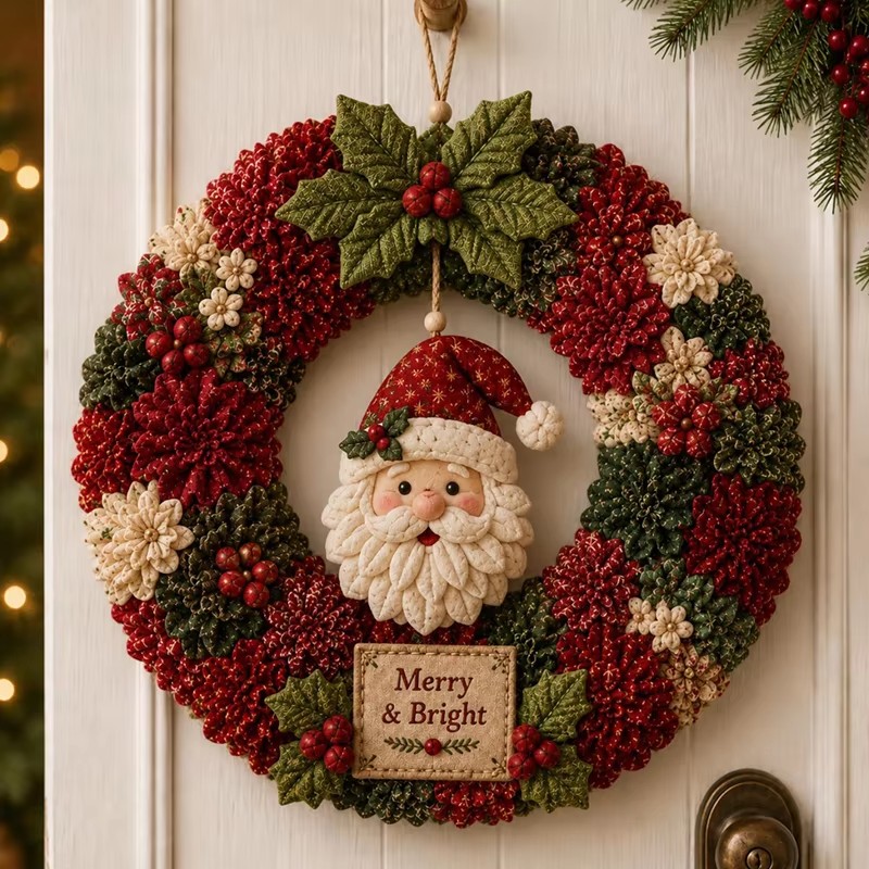 3D Christmas Fabric Poke Art K - Art Craft Materials ulasan dan harga