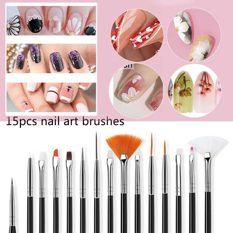 15pcs Fine Detail Paint Brush  - Watercolor Brush Pen ulasan dan harga