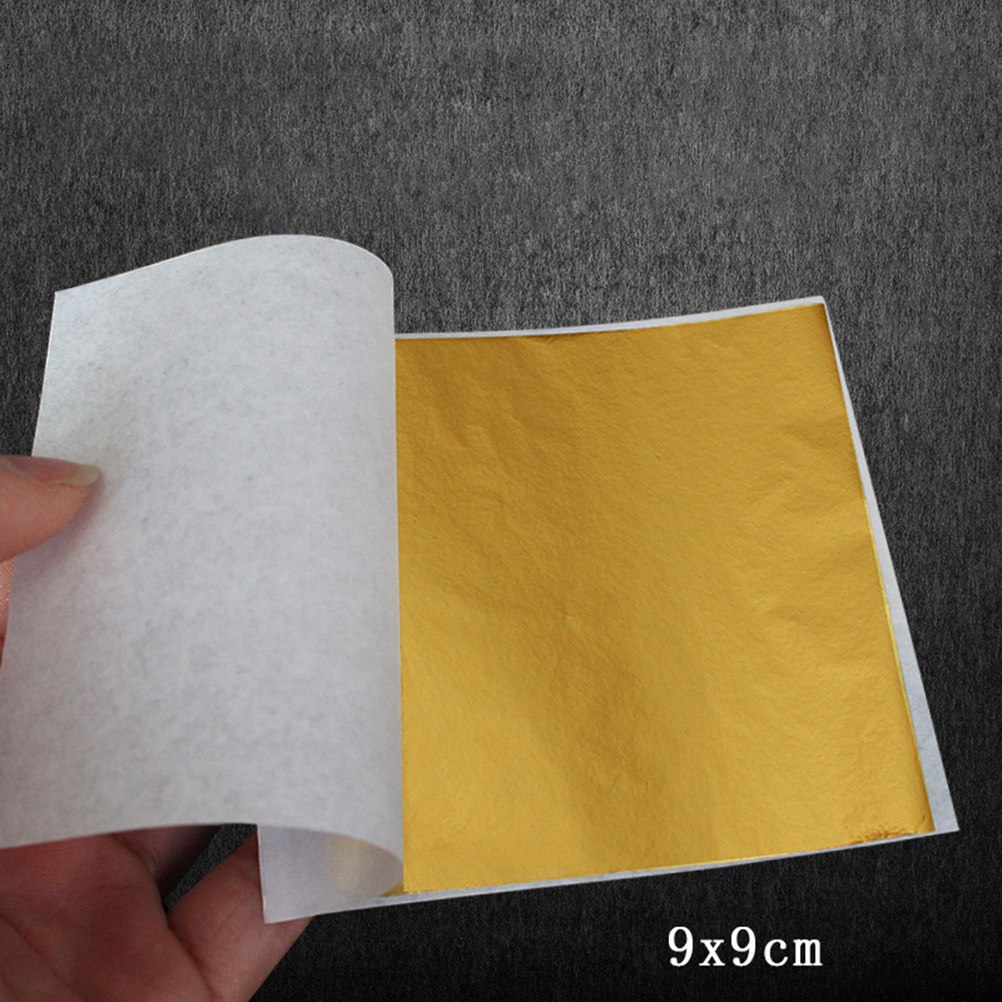 200Sheets Gold Leaf Foil Paper - Art Craft In Paper ulasan dan harga