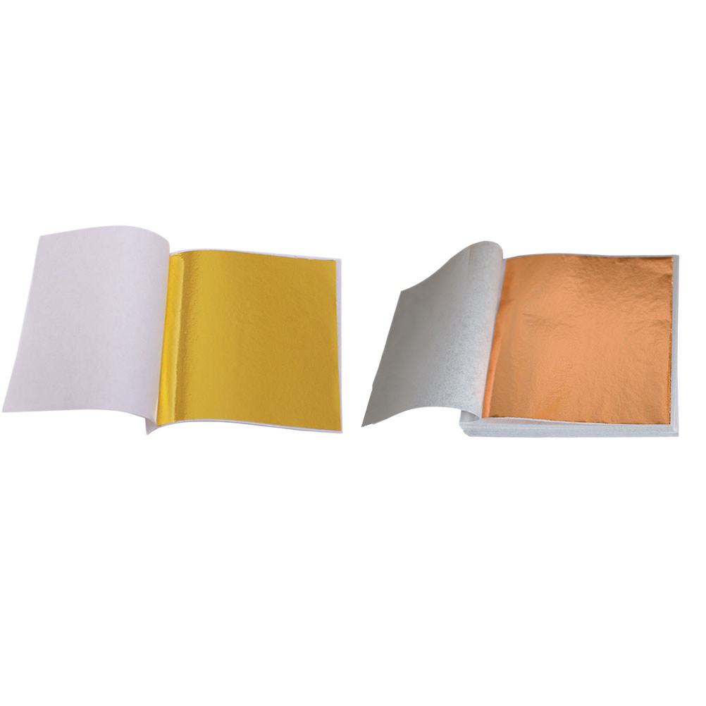 200Sheets Gold Leaf Foil Paper - Art Craft In Paper ulasan dan harga