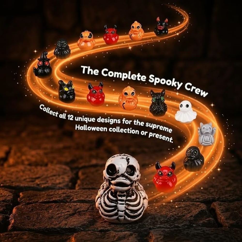 10/100pcs Halloween Mini Ducks - Art Craft Duck ulasan dan harga