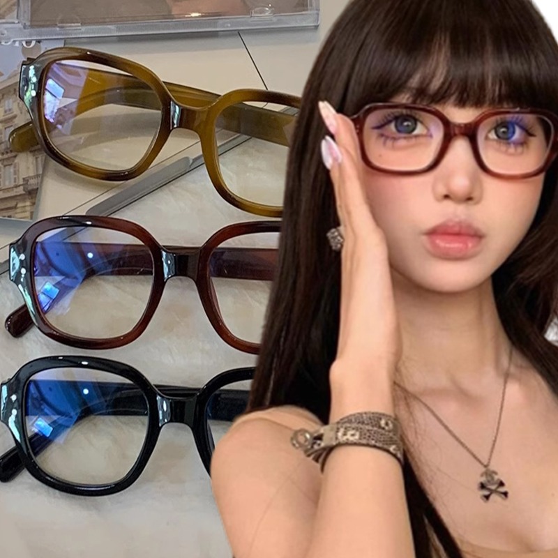 Y2K Women Retro Oval Square Gl - Art Craft Glasses ulasan dan harga