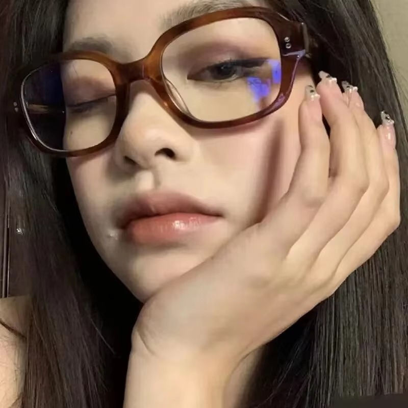Y2K Women Retro Oval Square Gl - Art Craft Glasses ulasan dan harga