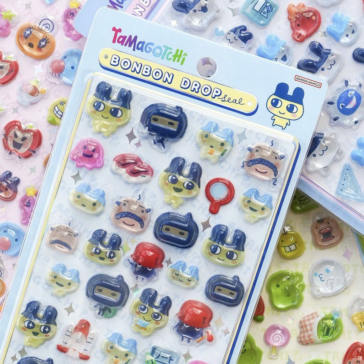 Tamagotchi 3D Stickers - Cute  - Art Craft Materials ulasan dan harga