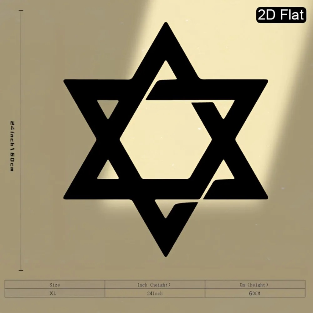 CIFBUY Iron Wall Art Star of D - Art & Craft Fair ulasan dan harga