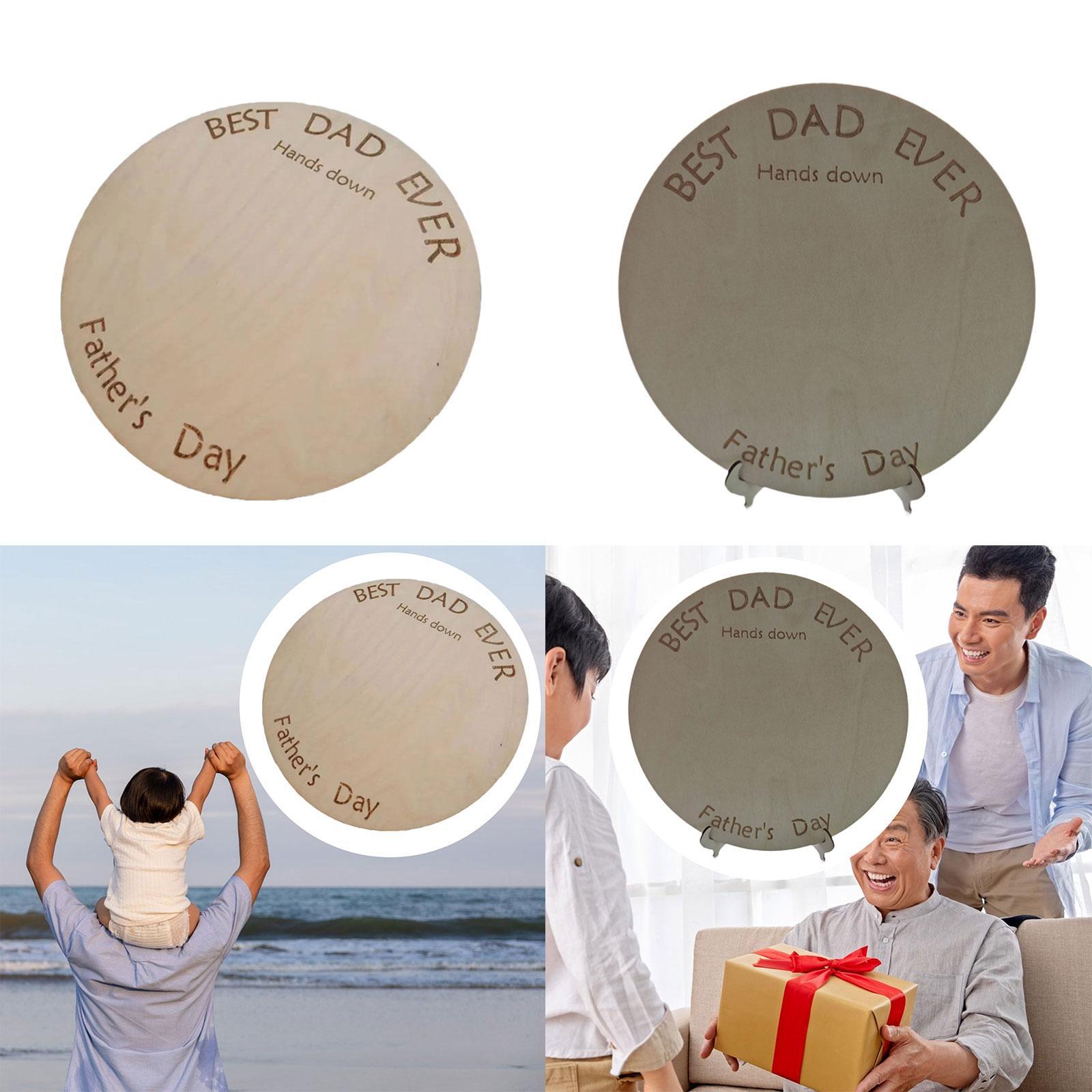 DIY Handprint Wood Sign Orname - Art And Craft For Father'S Day ulasan dan harga
