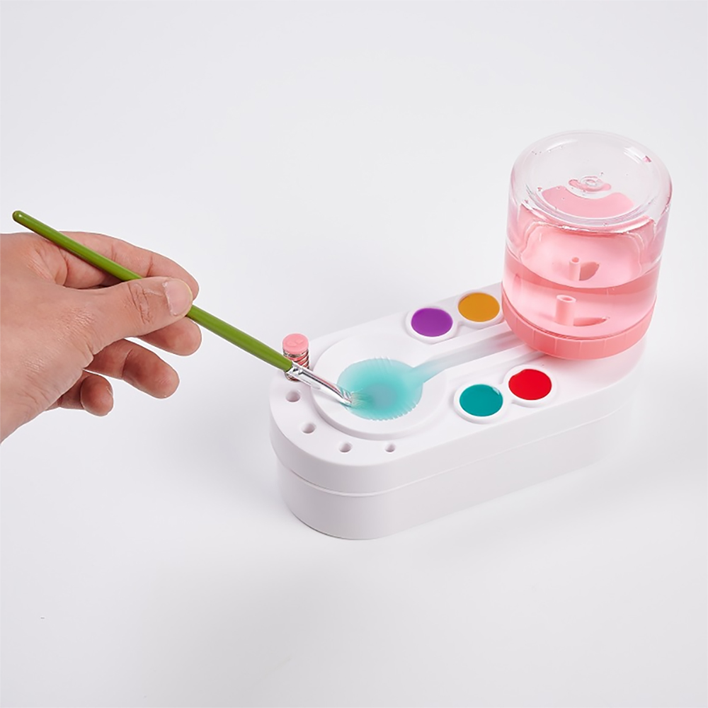 Paint Brush Cleaner With Drain - Watercolor Brush Pen ulasan dan harga