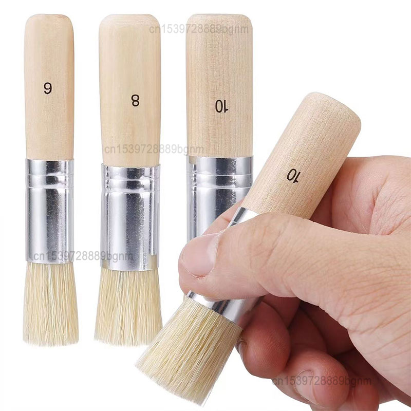 3/6Pcs Bristle Hair Stencil Pa - Art Craft 2 Year Olds ulasan dan harga