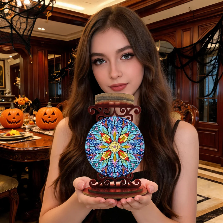 Flower candle holder Halloween - Art Craft Halloween ulasan dan harga