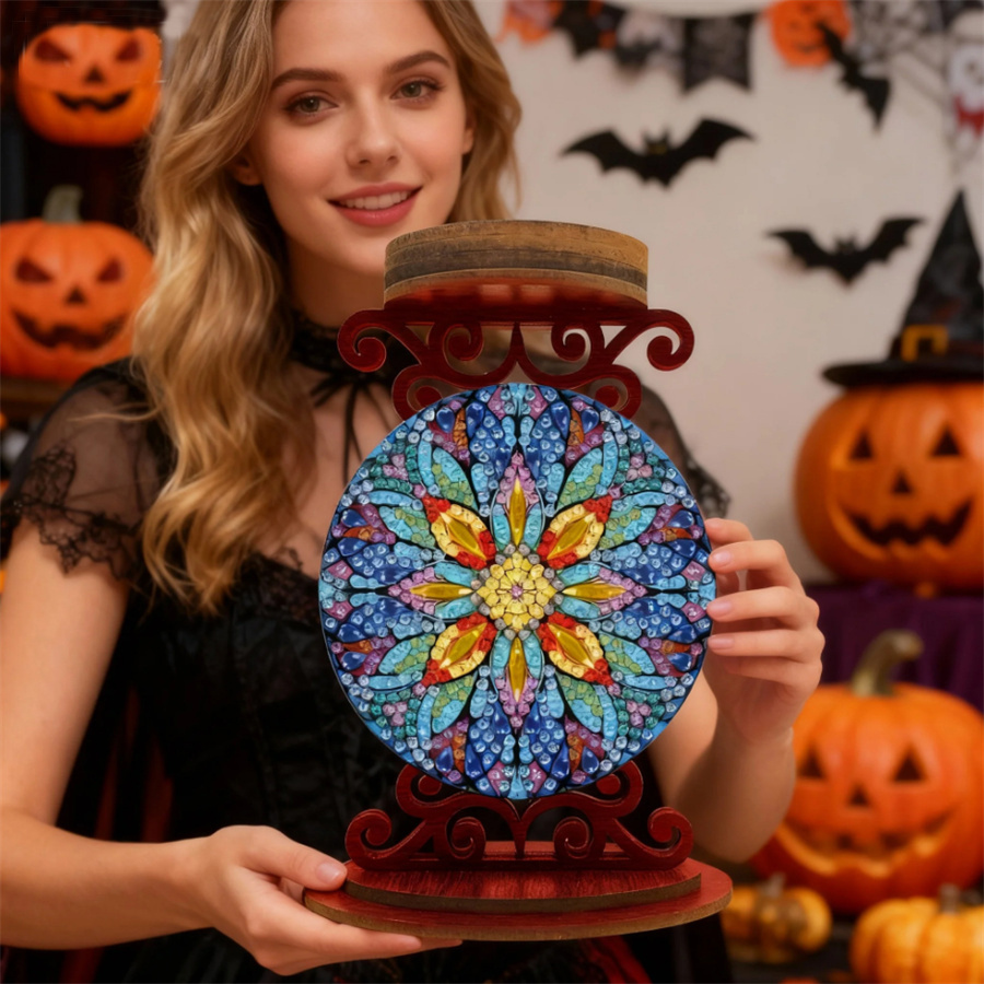 Flower candle holder Halloween - Art Craft Halloween ulasan dan harga
