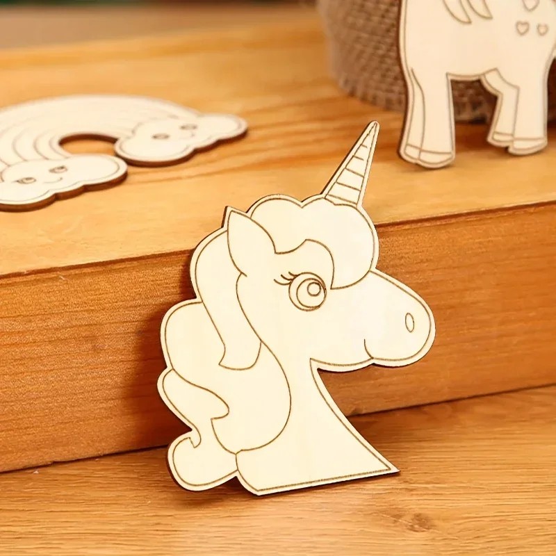 24pcs high-quality unicorn woo - Art Craft Unicorn ulasan dan harga