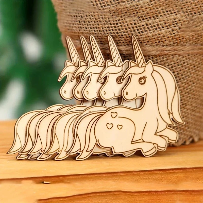 24pcs high-quality unicorn woo - Art Craft Unicorn ulasan dan harga