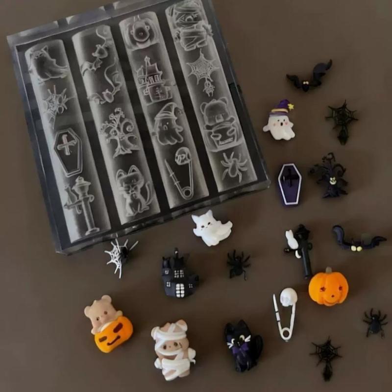 3D Halloween Pumpkin Bat Skull - Art Craft Halloween ulasan dan harga