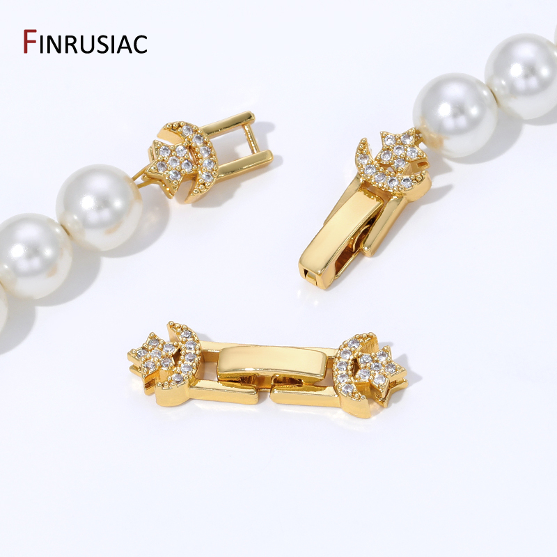 18K Gold Plated Brass Pearl Cl - Art Craft Making ulasan dan harga
