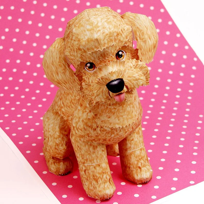 Toy Poodle Dog Folding Origami - Art And Craft Nature ulasan dan harga