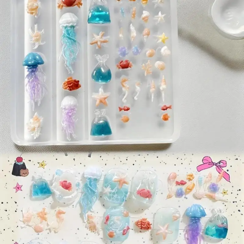 3D Ocean Series Silicone Jelly - Art Craft Jellyfish ulasan dan harga
