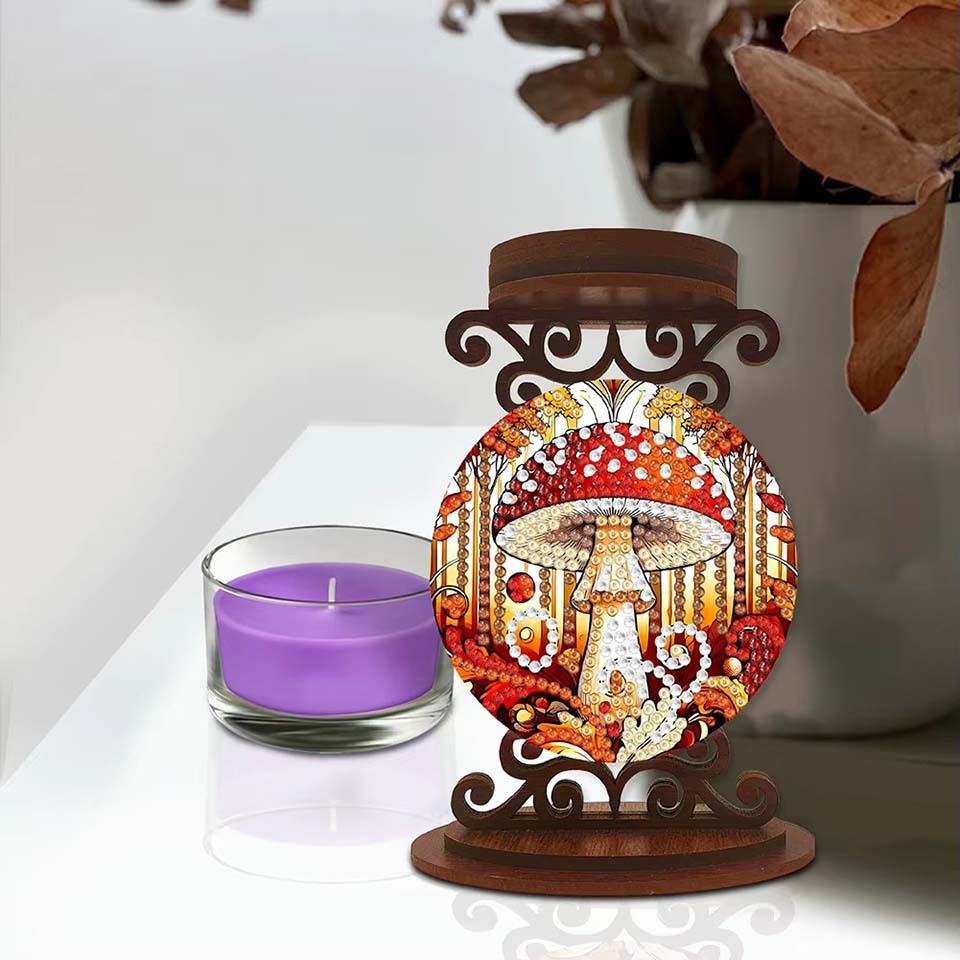 mushroom candle holder Hallowe - Art Craft Halloween ulasan dan harga