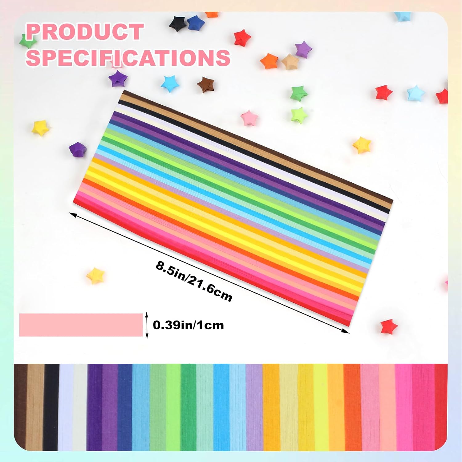 1080/2160 Sheets Origami Star  - Art Craft In Paper ulasan dan harga