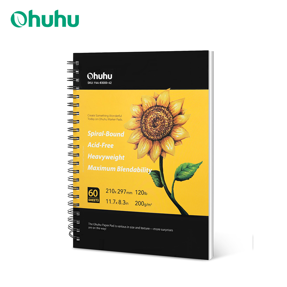 Ohuhu Spiral Bound Marker Pad  - Watercolor Brush Pen ulasan dan harga