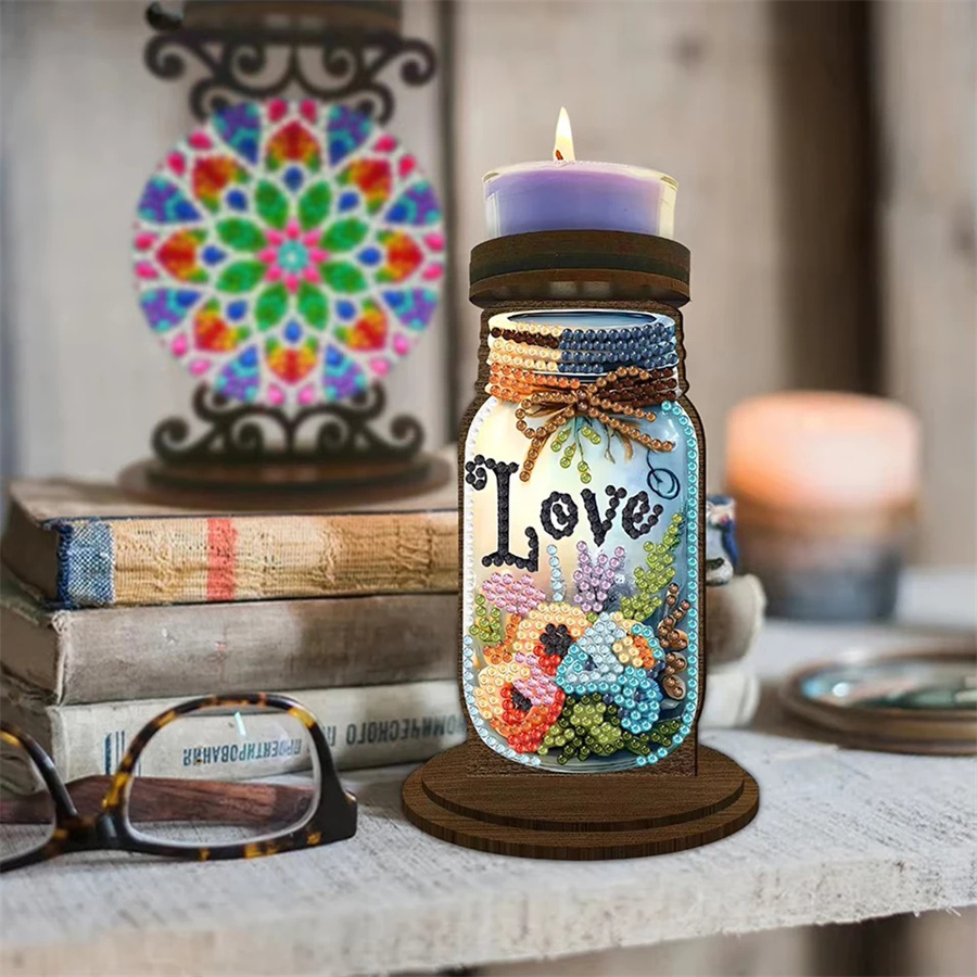 Love candle holder Halloween h - Art Craft Halloween ulasan dan harga