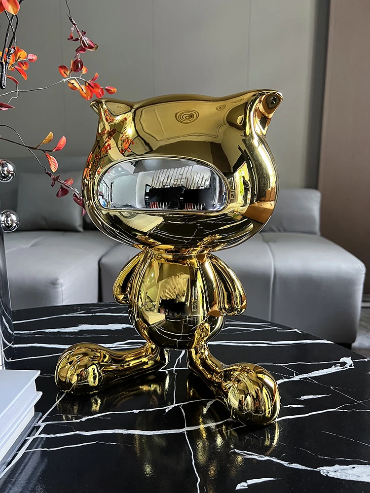 Nordic Art Home Decor Lucky Ca - Art Craft Cat ulasan dan harga