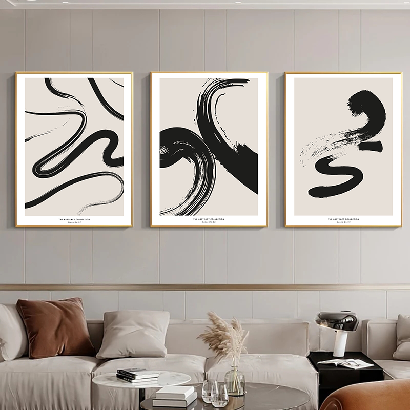 Minimalist Paint Strokes Abstr - Watercolor Brush Pen ulasan dan harga