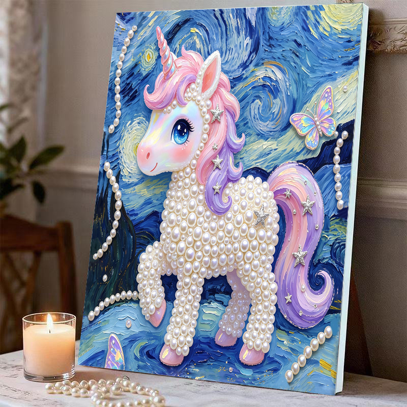 DIY Pearl Painting Art Kit 3D  - Art Craft Unicorn ulasan dan harga