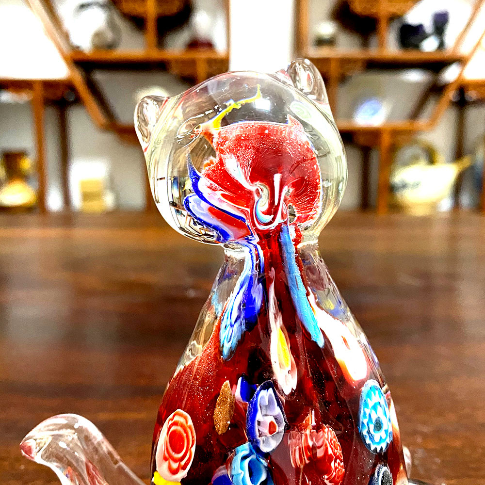 Modern Art Hand Blown Glass Ca - Art Craft Cat ulasan dan harga