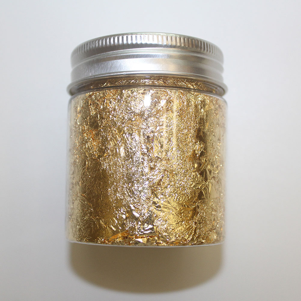 Gold Silver Nail Foil Flakes 2 - Art Craft Easy With Paper ulasan dan harga