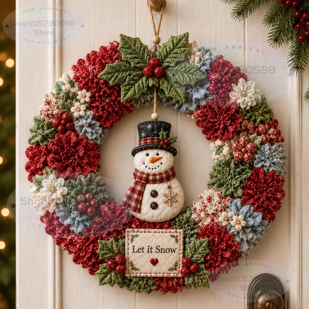 3D Fabric Poke Wreath DIY Kit, - Art Craft Materials ulasan dan harga