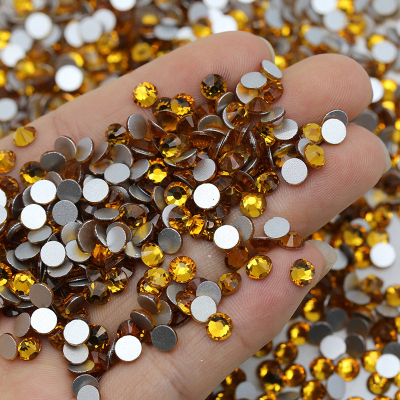 Topaz Jonquil 1440pcs SS10-SS2 - Art Craft Glasses ulasan dan harga