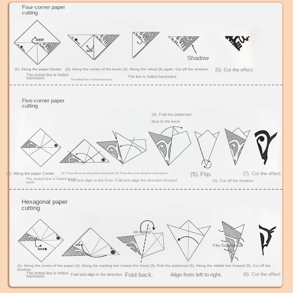 Traditional DIY Paper-cut Chin - Art Craft Easy With Paper ulasan dan harga